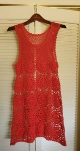 Free People VTG Boho Crochet Dress Top